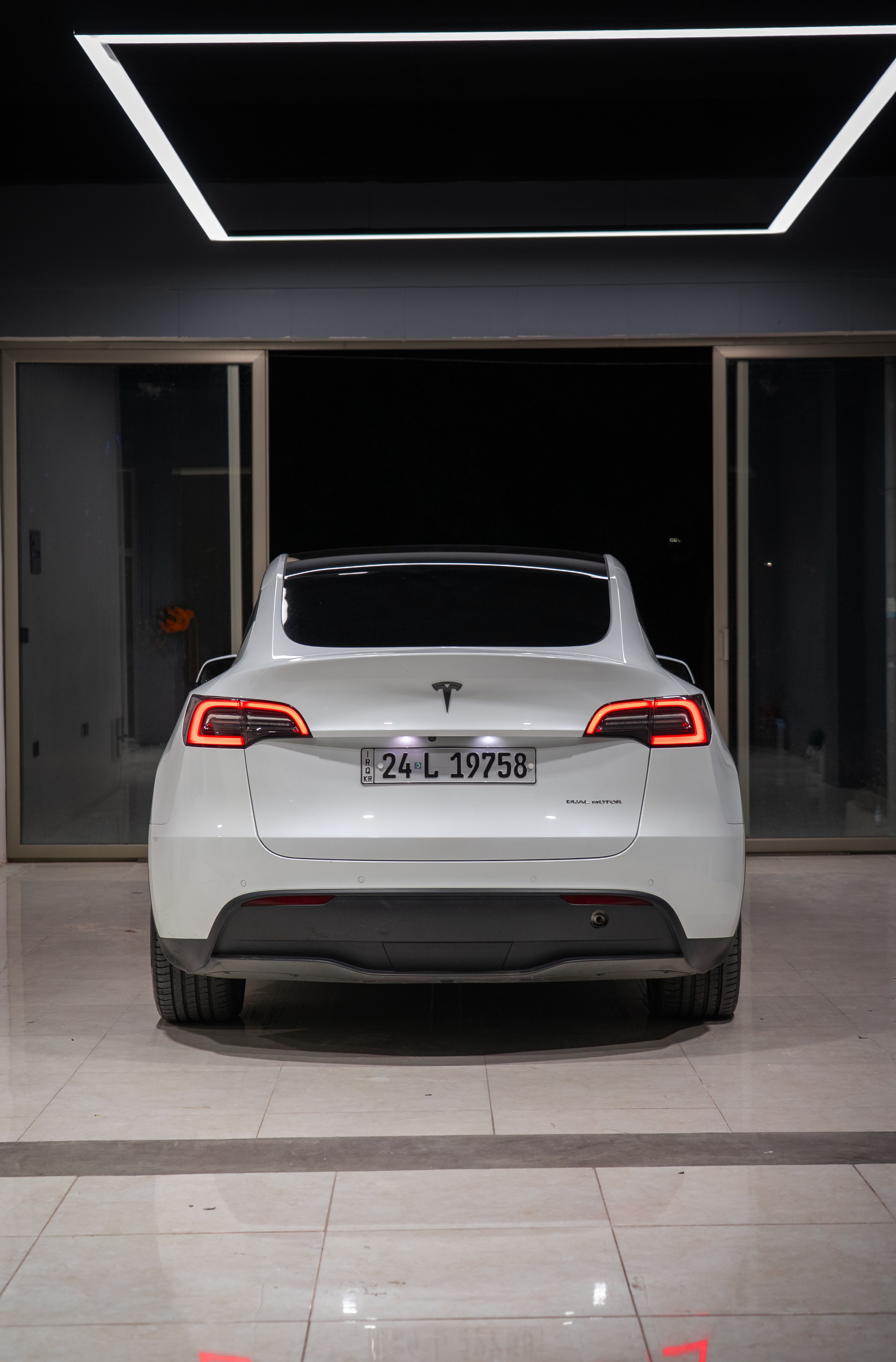 Tesla Model Y vue arrière